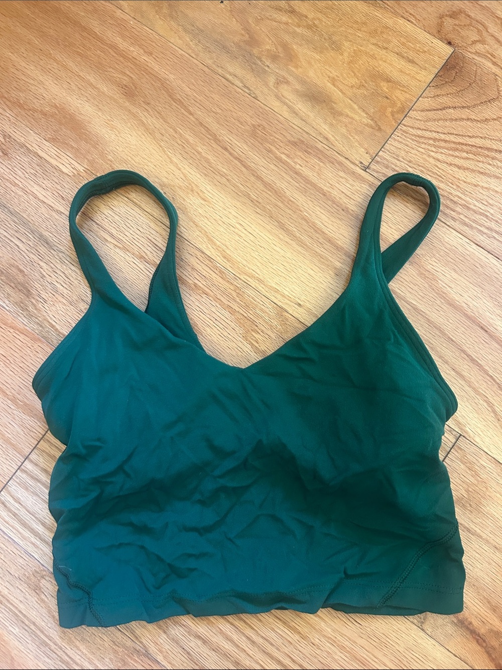 Lululemon Deep Green V-Neck Align Tank